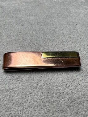 Vintage 10k Rose & Yellow Gold Tie Clip